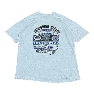 1993 Rockies vs. Expos Tshirt size XL