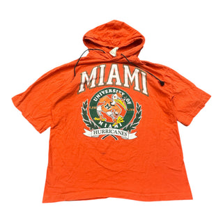 Miami Hurricanes Hoodie Tshirt size XL