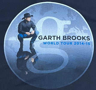 GARTH BROOKS 2014/15 TOUR TSHIRT SZ L