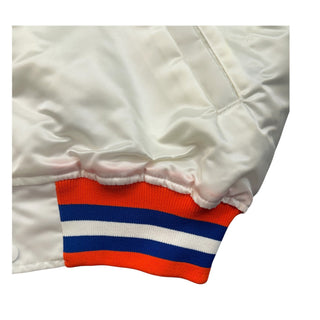 80s Islanders White Satin Jacket size L