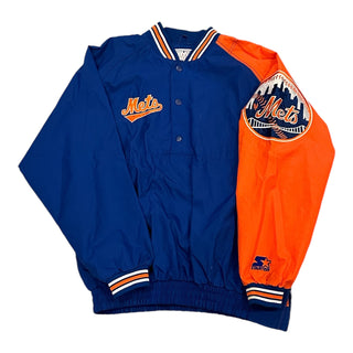 Mets Pullover Windbreaker Jacket size Large