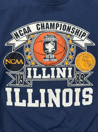 1989 Fightning Illini Crewneck size Small/Medium