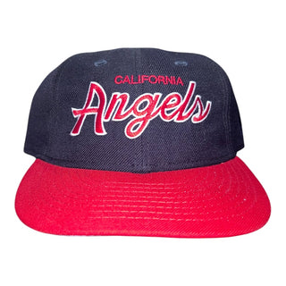 Retro California Angels Script Snapback