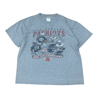 2003 Patriots AFC Champions Tshirt size XL