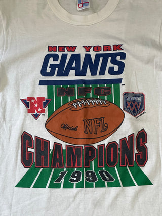 1990 NY Giants Champions Tshirt size Medium