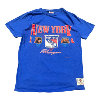 1992 NY Rangers Argyle Tshirt size L