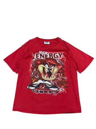 Kansas City Chiefs High Energy Taz Tshirt Sz L