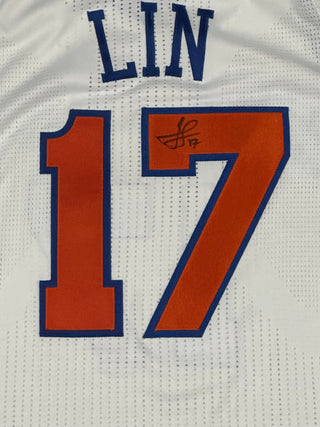 2011 Signed Authentic Jeremy Lin Jersey size 2X
