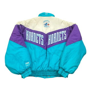 90s Charlotte Hornets Heavyweight Jacket size XL