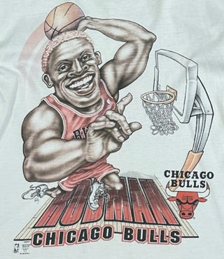 Chicago Bulls Dennis Rodman Tshirt Sz L (220)