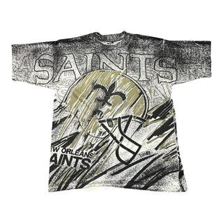 90s Saints All Over Print Tshirt size M