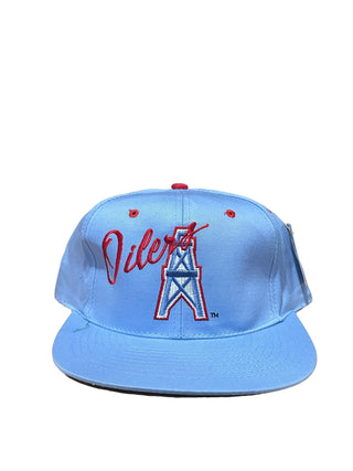Houston Oilers Plain Logo SnapBack Hat