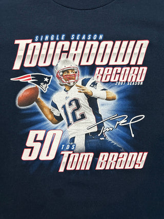 Patriots Tom Brady TD Record Tshirt size M