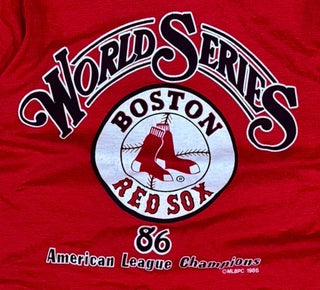 1986 World Series Boston Red Sox Tshirt Sz M (NJ)