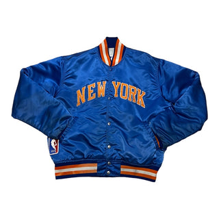 NY KNICKS SATIN STARTER JACKET SZ L