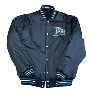 Tampa Bay Devil Rays Reversible Jacket Sz L
