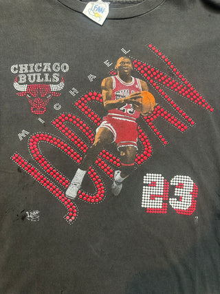 1989 Bulls Jordan Thrashed Tshirt size L