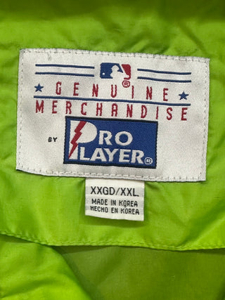 90s Yankees Lime Green Windbreaker Jacket size 2X