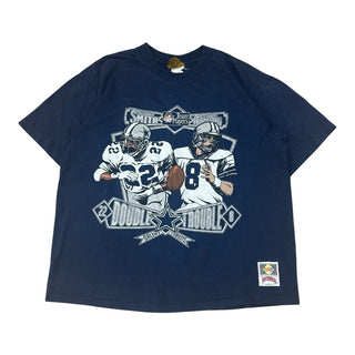Cowboys Double Trouble Smith x Aikman Tshirt size L