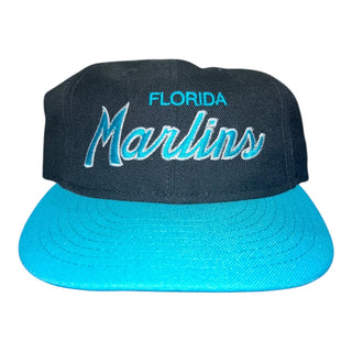 Retro Florida Marlins Script Snapback