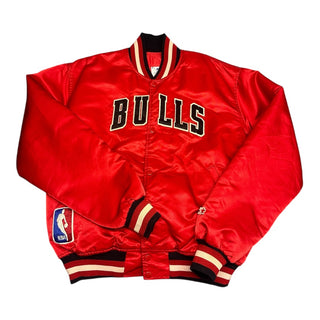 Chicago Bulls Satin Jacket Sz XL (MJA4)