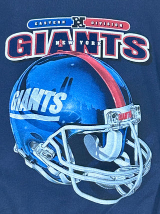 Youth M New York Giants Helmer Crewneck