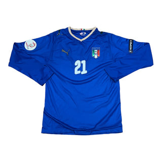 2006 Italy Andrea Pirlo Eurocup Home Jersey sz M