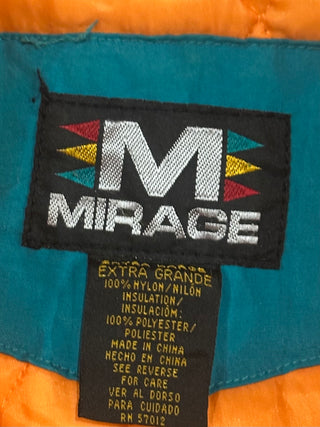 Miami Dolphins Heavyweight 3/4 Jacket Sz XL