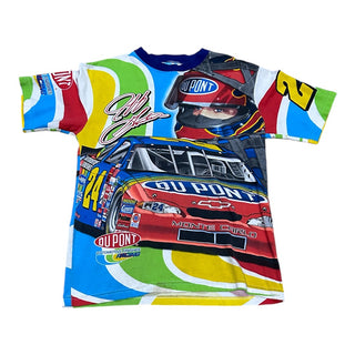 NASCAR Jeff Gordon Bet on the Rainbow AOP Tshirt Sz L