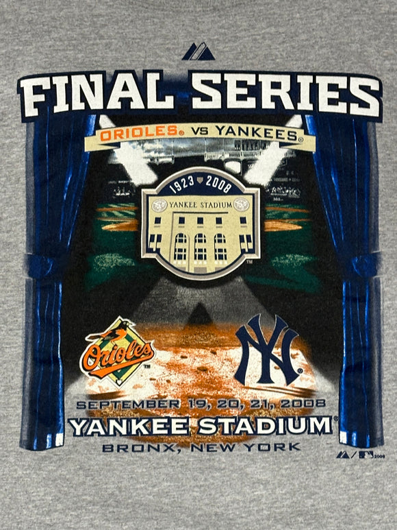 2009 Orioles Yankees Tshirt size XL