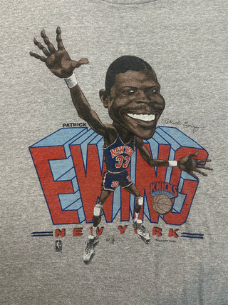 80s Patrick Ewing Caricature Tshirt size XL
