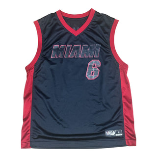 Miami Heat LeBron James Argyle Print Jersey size Largs