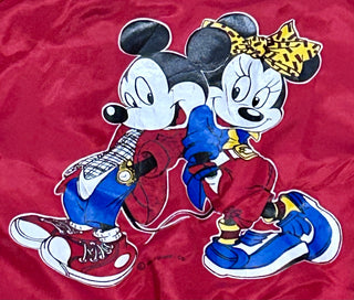 Mickey and Minnie Satun Jacket Sz S