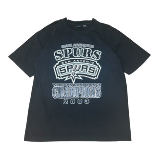 2003 Spurs Double Sided Tshirt size L