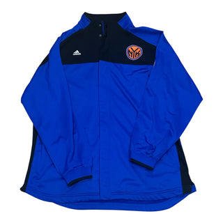 Knicks Button Down Warm Up Jacket size 2X