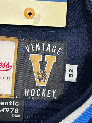 1977 Pittsburgh Penguins Dave Schultz Authentic Jersey sz 52/2xl (R)