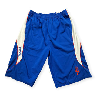 And 1 Orange/Blue Basketball Shorts size XL