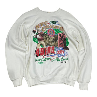 San Francisco 49ers New Orleans Here We Come Crewneck sz XL