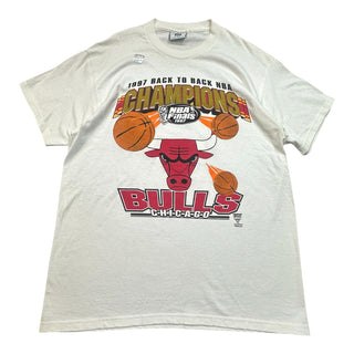 1997 Bulls Back 2 Back Champions Tshirt size L