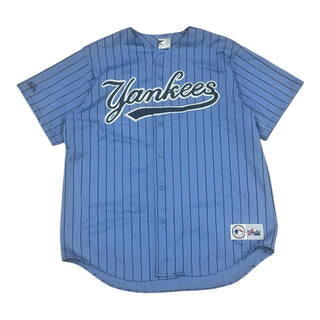 Yankees Baby Blue Pinstripe Jersey size XL