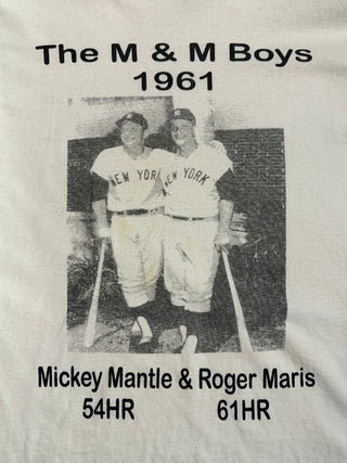 Yankees Mantle & Maris Tshirt size 2X