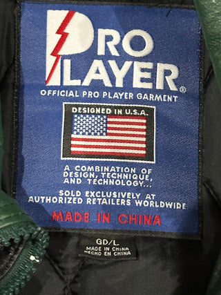 New York Jets Tri Color Leather Jacket Sz L