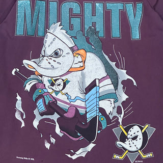 Anaheim Mighty Ducks  Maroon Breakthrough Tshirt Sz M (301)