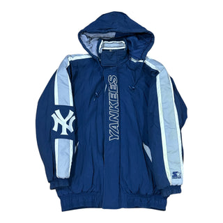 New York Yankees Spellout Heavyweight Jacket Sz L