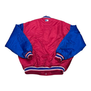 Philadelphia Phillies Two Tone Satin Jacket Sz XL