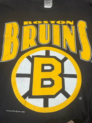 Boston Bruins Big Logo Tshirt Sz L(337)