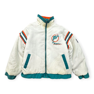 90s Reversible Miami Dolphins Jaclet size Large