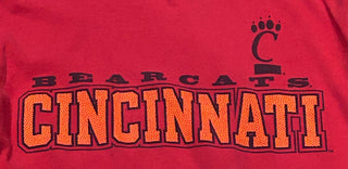 Cincinnati Bearcats Spellout Tshirt Sz L