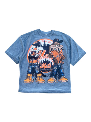 NY S & C Tshirt (Stone Wash Blue)