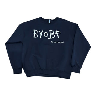 BYOBF Black Crewneck sz S